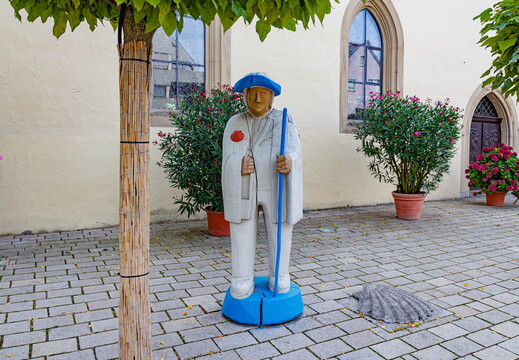 hölzerner Jakobspilger