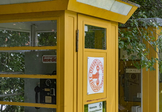 Telefonzelle um 1910