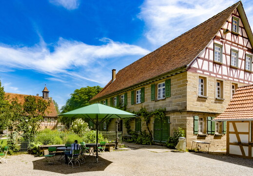 Bauernhaus aus Schönenberg und Scheune aus Bühlerzimmern