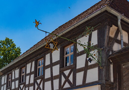 Wirtshausschild im Fränkischen Freilandmuseum Bad Windsheim